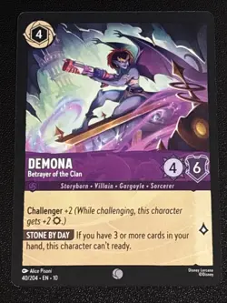 Disney Lorcana Whispers in the Well Demona-Betrayer of the Clan 40/204 NM - Image 1