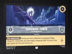 Disney Lorcana Winterspell Darkwing Tower - Icy Headquarters 204/204 NM - Image 1