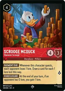 Scrooge McDuck - Ebenezer Scrooge 124/204 Winterspell Non-Foil Disney Lorcana - Image 1