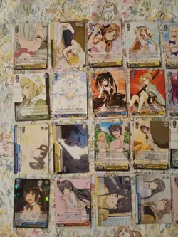 Weiss Schwarz Assorted Card Lot ×28 RR, R, CR, UC English And Japanese - Image 2