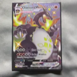 Charizard VMAX Full Art Ultra Rare Holo Pokemon Card Shining Fates SV107/SV122 - Image 1