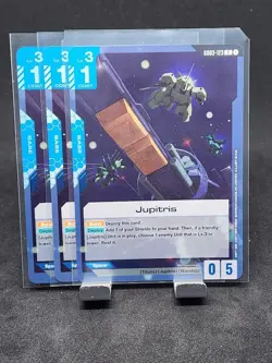 Jupitris Gundam Card Game . Steel Requiem Rare GD03-123 - Image 1