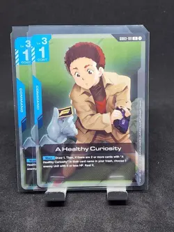 A Healthy Curiosity Gundam Card Game . Steel Requiem GD03-101 R - Image 1