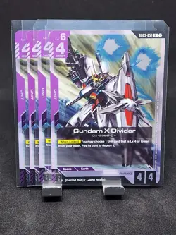 Gundam X Divider Foil - GD03-051 - Gundam TCG Card Game x4 - Image 1