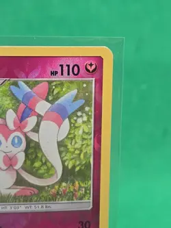Pokemon TCG Sylveon Sun & Moon Cosmic Eclipse 155/236 Reverse Holo Rare Card - Image 4