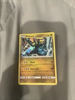 Pokemon Card ZEKROM Holo Rare 46/70 DRAGON MAJESTY LP - Image 1