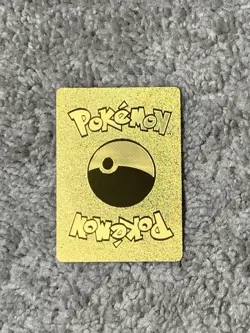 Super Rare Red Pikachu V HP190 Charge Gold Foil Fan Art Card - Image 2