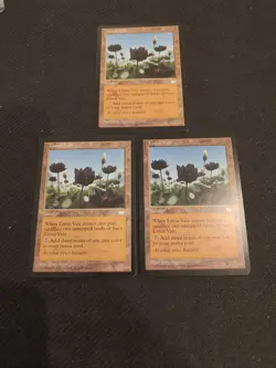 Set Of 3x MTG Weatherlight "Lotus Vale" Magic The Gathering WoTC LP - Image 1