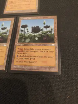 Set Of 3x MTG Weatherlight "Lotus Vale" Magic The Gathering WoTC LP - Image 2