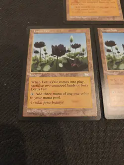 Set Of 3x MTG Weatherlight "Lotus Vale" Magic The Gathering WoTC LP - Image 3