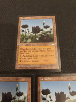 Set Of 3x MTG Weatherlight "Lotus Vale" Magic The Gathering WoTC LP - Image 4