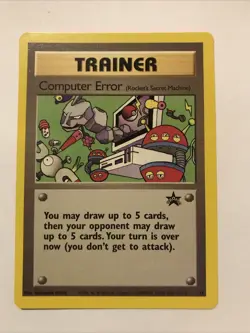 Computer Error #16 Black Star Promo Rare Vintage Pokemon Card - Image 1