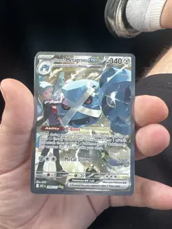 Pokemon Steven's Metagross ex Full Art Holo Rare EX Card 340 HP 200 ATK 289/217 - Image 1