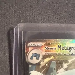 Pokemon Steven's Metagross ex Full Art Holo Rare EX Card 340 HP 200 ATK 289/217 - Image 5