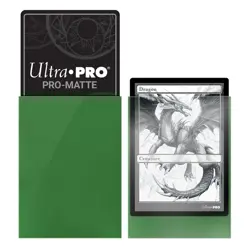 100 Ultra Pro Matte Green Standard Size Deck Protectors Card Sleeves mtg ccg - Image 2