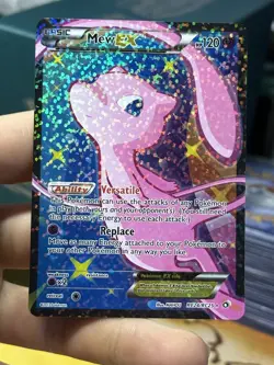 #4 Mew EX RC24/RC25 Legendary Treasures 2013 Full Art Radiant Pokemon Card TCG - Image 3