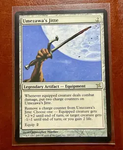MTG - Umezawa's Jitte - Betrayers of Kamigawa NM - Image 1