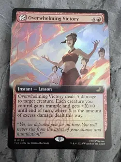 Overwhelming Victory (196) (Extended Art) Avatar: The Last Airbender (TLE) FOIL - Image 1