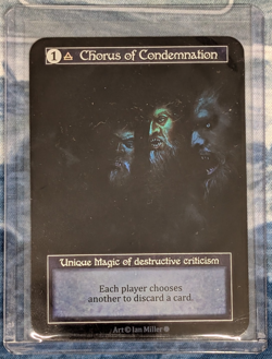 Chorus Of Condemnation - Unique Foil - Sorcery Contested Realm Gothic - Image 3