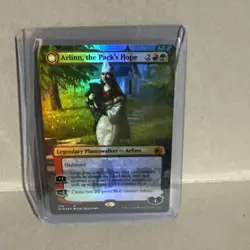 MTG Arlinn, the Pack's Hope/Arlinn the Moon's Fury (Borderless) Innistrad - FOIL - Image 1