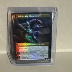 MTG Arlinn, the Pack's Hope/Arlinn the Moon's Fury (Borderless) Innistrad - FOIL - Image 2
