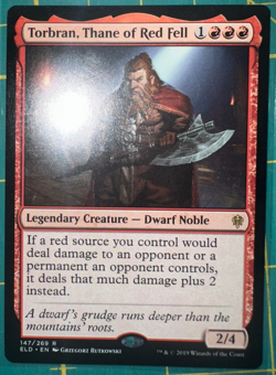 Torbran, Thane of Red Fell Throne of Eldraine Regular 147/269 - Image 1