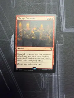 Disrupt Decorum Commander: Murders at Karlov Manor Rare - Image 1