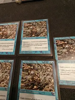 MTG Magic The Gathering - Steal Enchantment x7- NM/LP - NR - Blue - Tempest - Image 2