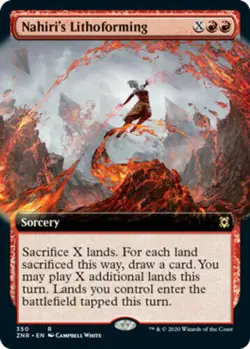 1x Nahiri's Lithoforming (Extended Art) - Zendikar Rising - SPARROW MAGIC - Image 1