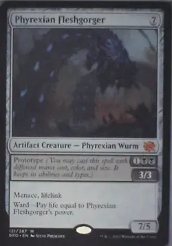 Phyrexian Fleshgorger - The Brothers' War: #121, Magic: The Gathering Nm C252 - Image 1