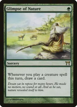 Glimpse of Nature - Champions of Kamigawa (Read Description) - Image 1
