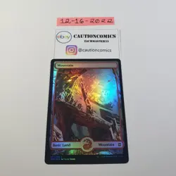 Zendikar Rising Mountain (277) Foil NM (Box6) MTG - Image 1