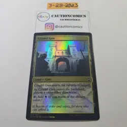 Citadel Gate FOIL Commander Legends Battle for Baldur's Gate MTG (Box8) - Image 1