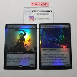 Skemfar Avenger (Extended Foil) Kaldheim MTG NM + Extra Foil Dokuchi (Box10) - Image 1