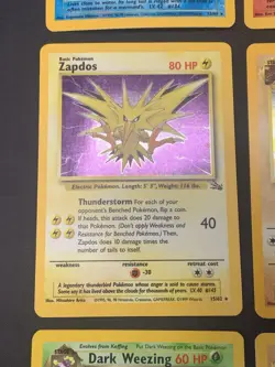 Vintage Rare Holo Pokemon Card Lot 1999/2000 - Base Set, Jungle, Fossil - MP/HP - Image 5