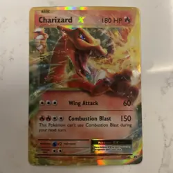 Pokemon Charizard EX 12/108 Evolutions Ultra Rare Holo 180 HP Card - Image 1