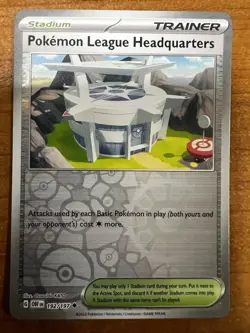 Pokemon League Headquarters 192/197 SV03: Obsidian Flames Reverse Holo - Image 1