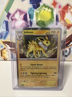 Jolteon SVP169 Black Star Promo Holo Rare - Pokemon TCG Prismatic Evolutions NM - Image 1