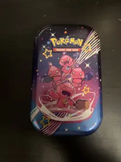 EMPTY Tinkatink Pokemon Paldean Fates Mini Tin - Image 1