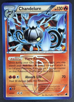 Chandelure 016/116 Regular - BW Plasma Freeze Deck Exclusives - Pokemon TCG - LP - Image 1