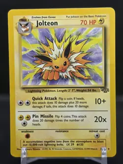 Jolteon Non-Holo 20/64 – 1999 Jungle Unlimited Pokemon TCG - Image 1