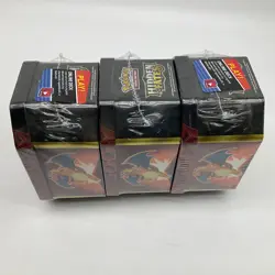 Lot of (3) Pokemon TCG Hidden Fates Charizard GX Tin Sealed 12 Total Packs - Image 3