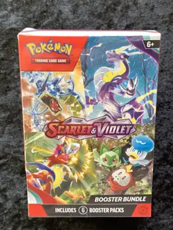 Pokemon TCG Scarlet & Violet Booster Bundle Box - 6 Packs - Factory Sealed 820650853371 - Image 1