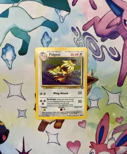1999 Pokemon Jungle Pidgeot 8/64 Holo Unlimited Holo Rare NM - Image 2