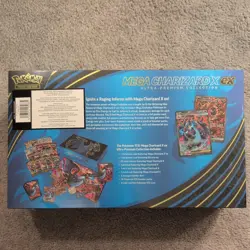 Pokemon Mega Charizard X ex Ultra Premium Collection Box Sealed New UPC - Image 2