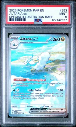2023 POKEMON PAR EN-PARADOX RIFT SPECIAL ILLUSTRATION RARE #253 ALTARIA EX PSA 9 - Image 1
