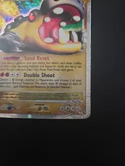 Pokemon Hippowdon LV.X 107/111 Rising Rivals Ultra Rare Holo DAMAGED - Image 4