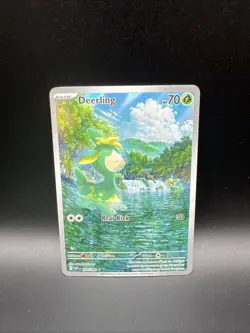 2025 Pokemon Deerling 091/086 Sv: White Flare Holo Illustration Rare - Image 1
