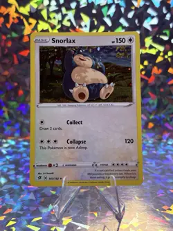 Snorlax 141/192 Rare Cosomo Holo Rebel Clash Pokemon TCG NM - Image 1