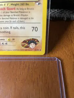 Pokemon TCG Brock’s Rhydon 2/132 Gym Heros Unlimited Holo - NM - Image 4
